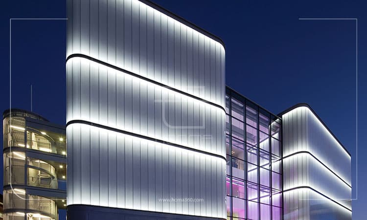 طراحی و نورپردازی نما ساختمان