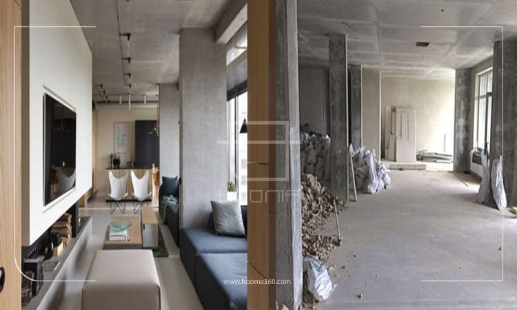 بازسازی آپارتمان کوچک در تهران