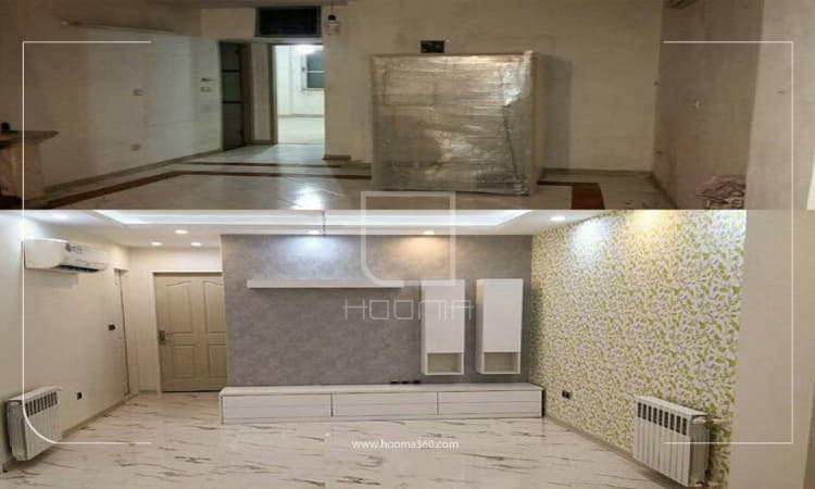هزینه بازسازی آپارتمان کوچک در تهران